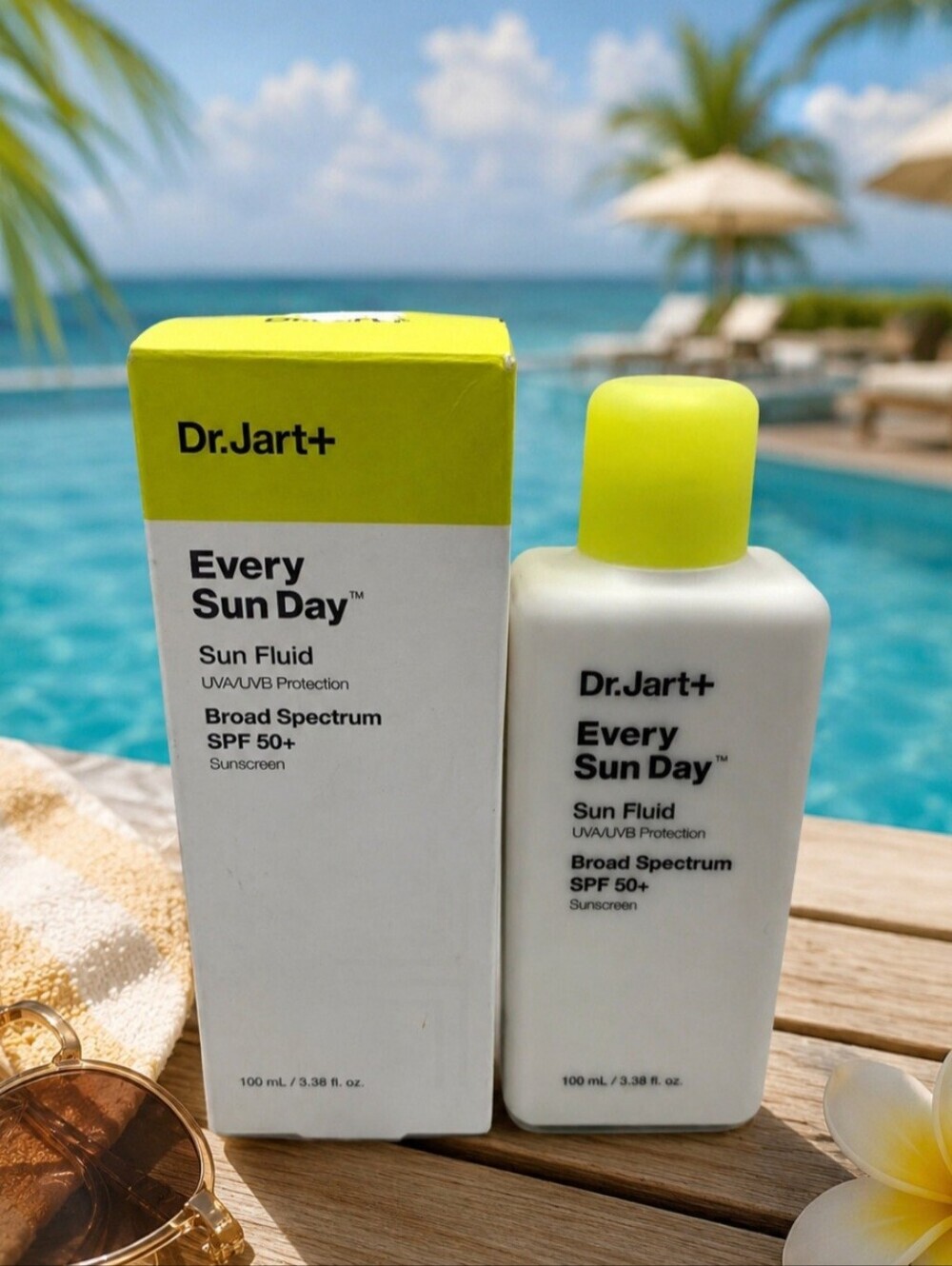 Dr.Jart+ Every Sun Day Sun Fluid Sunscreen SPF 50+ 3.38 Fl Oz New Sealed box